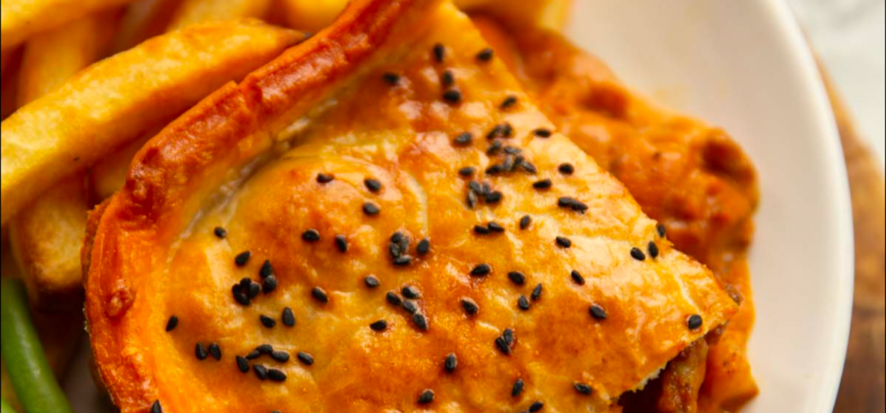 Delicious chicken pastry