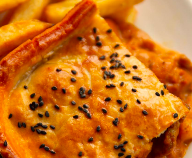 Delicious chicken pastry