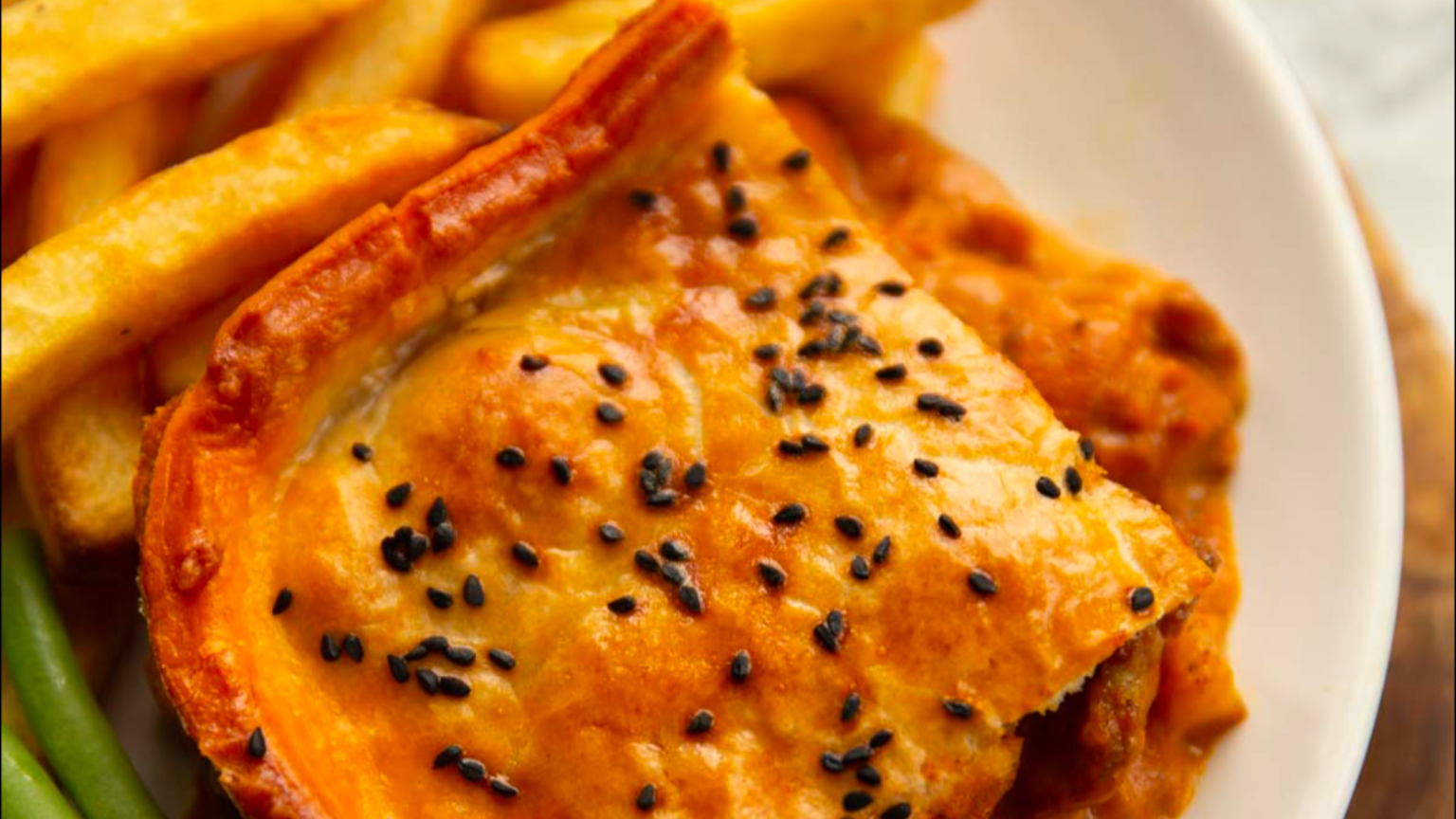 Delicious chicken pastry